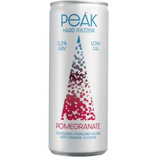 PEAK Hard Seltzer Pomegranade 5,5%, 24x33cl