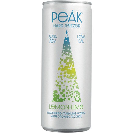 PEAK Hard Seltzer Lemon-Lime 5,5% 24x33cl