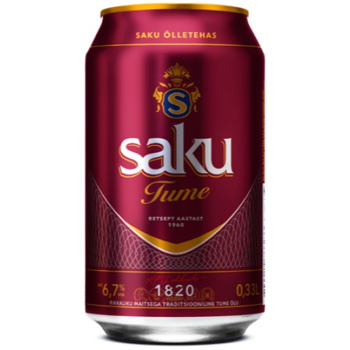 Saku Tume 6,7%  33cl x 24 tölkkiä