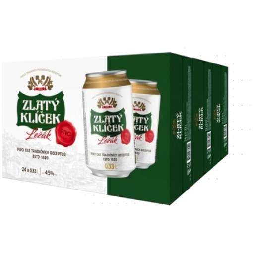 3 x Zlaty Klicek olutta 4,5% 33cl x 24 tölkkiä